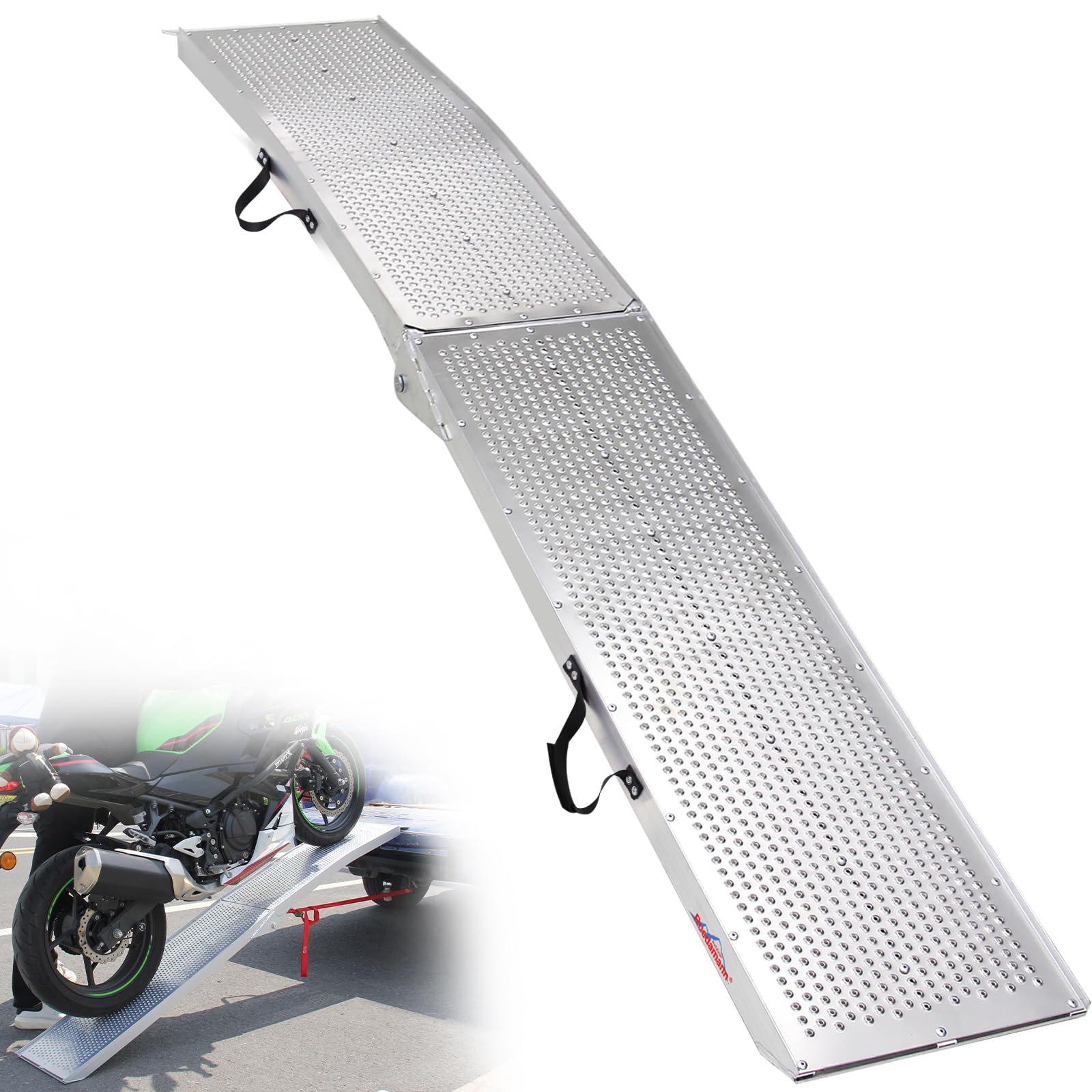 Amazon.co.jp: Ruedamann バイク ラダーレール 長さ215cm 幅28cm 耐